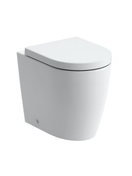 Savai Rimless D-Shaped Back To Wall Toilet