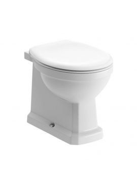 Samata Traditional Round Back To Wall Toilet