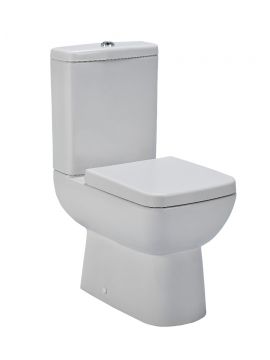 Applecroft Soft Square Compact Semi Flush To Wall Close Coupled Toilet