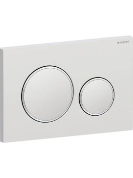 Geberit Sigma20 Round Dual Flush Plate Matt Chrome