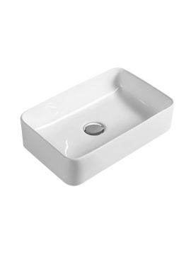 Lesna Resin Counter Top Basin 0TH White 365 x 235mm