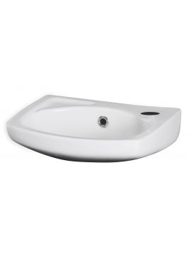 Mississauga Wall Hung Basin 1TH White 350 x 280mm