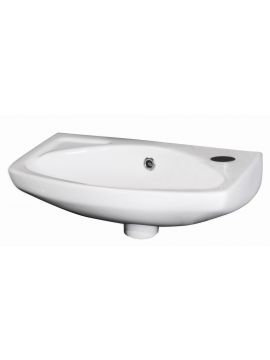 Malton Wall Hung Basin 1TH White 450 x 280mm