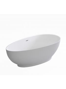 Essex Acrylic Freestanding Bath with Integrated Waste 1800 x 900mm 0TH White