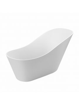 Foxton Acrylic Freestanding Slipper Bath with Integrated Waste 1500 x 720mm 0TH White