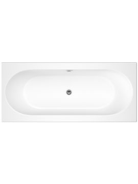 Casperia Acrylic Round Double Ended Bath 0TH White