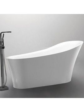 Sersale Slipper Acrylic Freestanding Bath with Integrated Waste 1700 x 800mm 0TH