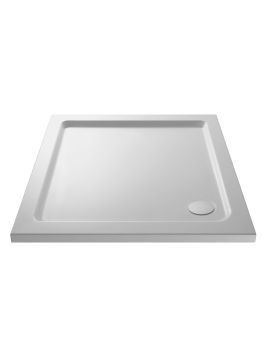 Avezzano White Gloss Square Shower Tray White