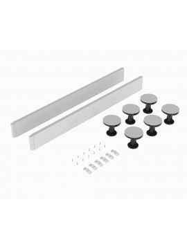 Avezzano Riser Leg & Panel Pack For Square & Rectangular Shower Trays Up To 900mm White