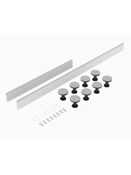 Avezzano Riser Leg & Panel Pack For Rectangular Shower Trays Up To 1200mm White