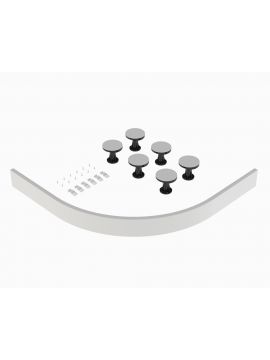 Avezzano Riser Leg & Panel Pack Quadrant & Offset Quadrant Shower Trays Up To 900mm White