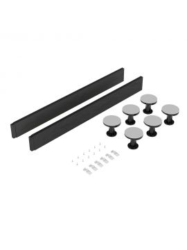 Avezzano Riser Leg For Square & Rectangular Shower Trays Up To 900mm Slate Grey