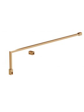 Varcaturo Wetroom 8 Wall Support Bar 1000mm Brushed Brass