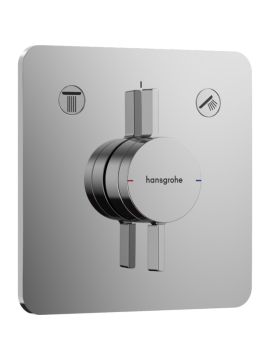 Hansgrohe DuoTurn Q Mixer Concealed Installation 2 Functions Chrome
