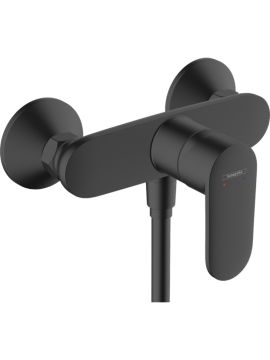 Hansgrohe Vernis Blend Single Lever Shower Mixer Exposed Installation Matt Black
