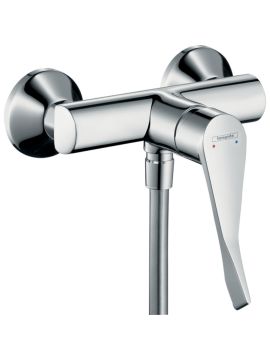 Hansgrohe Focus Single Lever Manual Shower Mixer Exposed Installation With Extra Long Handle Chrome