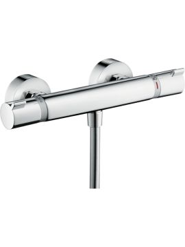 Hansgrohe Ecostat Comfort Thermostatic Shower Mixer Exposed Installation Chrome
