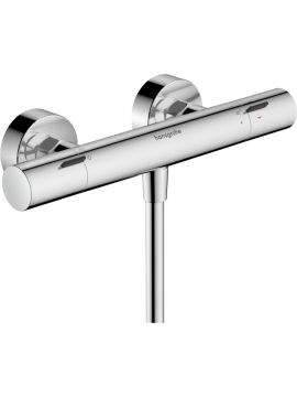 Hansgrohe Ecostat Fine Shower Thermostat Exposed Installation Chrome