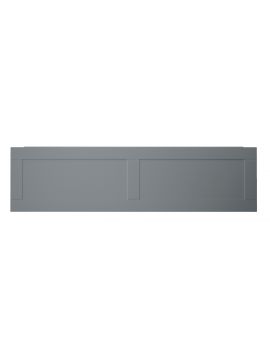 Elation Shaker Style Bath Panel with Adjustable Plinth Dove Grey