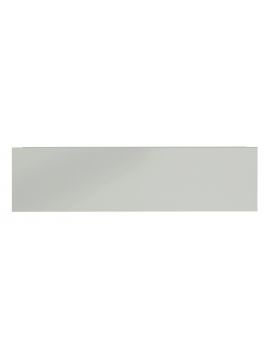 Elation Slab Style Bath Panel with Adjustable Plinth Pearl Grey Matt