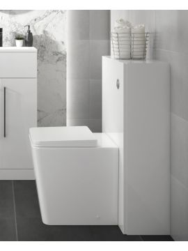 Elation Mito WC Unit 850 x 550 x 238mm White Gloss