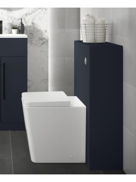 Elation Mito WC Unit 850 x 550 x 238mm Indigo Matt