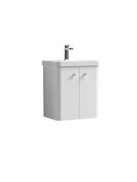 Ostia Double Door Wall Hung Vanity Unit & Basin 500mm