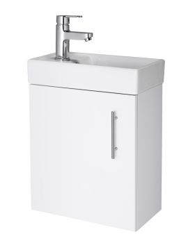 Vernio Single Door Wall Hung Vanity Unit & Basin 400mm