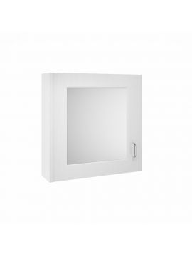 Savigno Single Door Wall Hung Mirror Cabinet 595 x 600 x 162mm