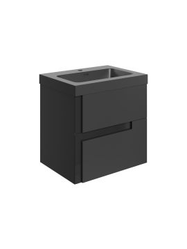 Cotswold Wall Hung Vanity Unit & Matching Basin 605mm