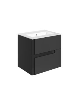 Cotswold Wall Hung Vanity Unit & Matching Basin 615mm