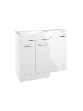 Western Floor Standing L-Shape Combination Unit & Basin 1000mm