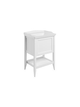 Dion 650mm Floor Standing 1 Drawer Basin Unit & Basin