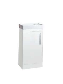 Tavistock Compass 450mm Floorstanding 1 Door Vanity Unit & 1 Tap Hole Basin