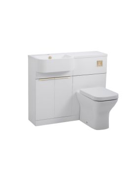 Tavistock Match 1000mm Combination Unit with Basin Left Hand