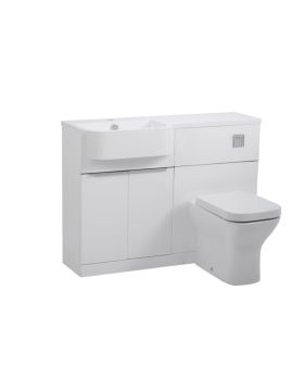 Tavistock Match 1200mm Combination Unit with Basin Left Hand