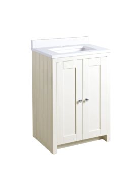 Tavistock Lansdown 600mm Floorstanding 2 Door Vanity Unit with Basin