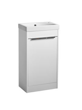 Tavistock Sequence 450mm Floorstanding 1 Door Cloakroom Vanity Unit with Basin