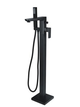 Satalo Freestanding Bath Shower Mixer Black