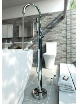 Letogo Freestanding Bath Shower Mixer Chrome