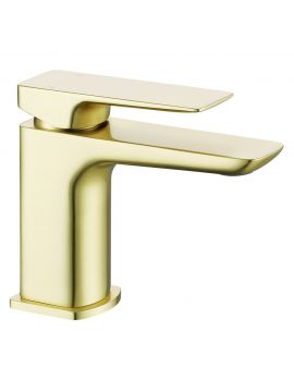 Satalo Cloakroom Mono Basin Mixer Brushed Brass