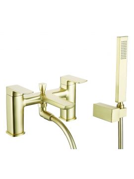 Satalo Bath Shower Mixer Brushed Brass