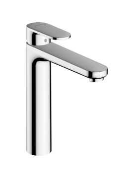 Hansgrohe Vernis Blend Single Lever Basin Mixer Tap 190 with Isolated Water Conduction and Pop-Up Waste Set Chrome