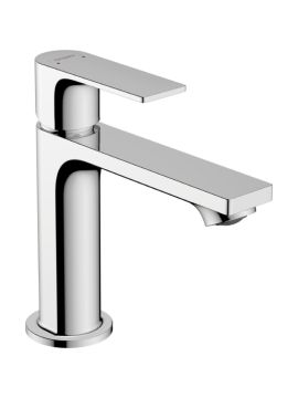 Hansgrohe Rebris E Single Lever Basin Mixer Tap 110 with Pop-Up Waste Set Chrome
