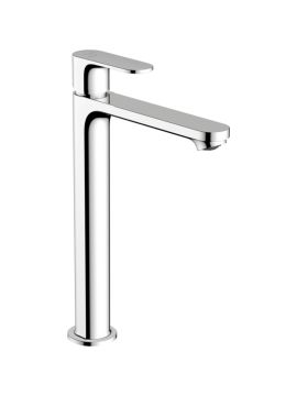 Hansgrohe Rebris S Single Lever Basin Mixer Tap 240 CoolStart for Washbowls with Pop-Up Waste Set Chrome