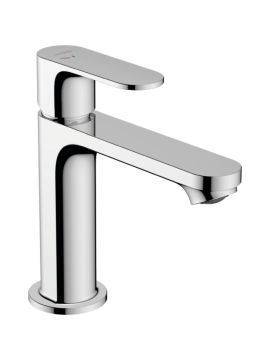 Hansgrohe Rebris S Single Lever Basin Mixer Tap 110 CoolStart EcoSmart+ with Pop-Up Waste Set Chrome