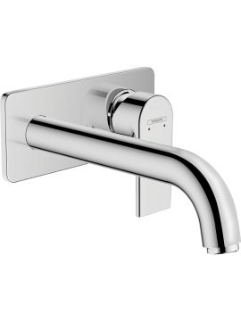 Hansgrohe Vernis Shape Single Lever Basin Mixer Tap for Concealed Installation Wall-Mounted with Spout 20,7 cm Chrome