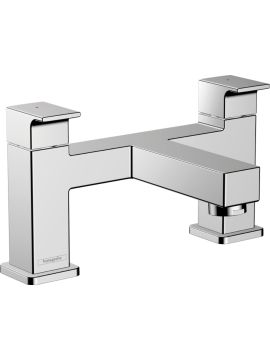 Hansgrohe Vernis Shape 2 Tap Hole Rim-Mounted Bath Mixer Tap Chrome