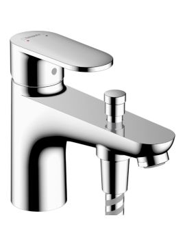 Hansgrohe Vernis Blend Single Lever Bath and Shower Mixer Monotrou Tap with 2 Flow Rates Chrome