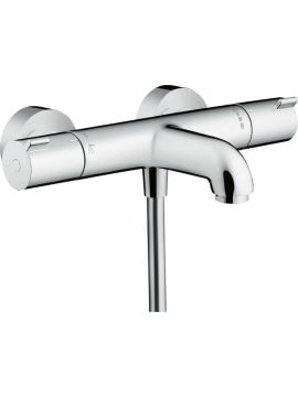 Hansgrohe Ecostat 1001 CL Thermostatic Bath Mixer Tap for Exposed Installation Chrome